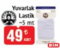 ÖREN BAYAN YUVARLAK LASTİK 5 MT fiyat ve kampanya bilgisi